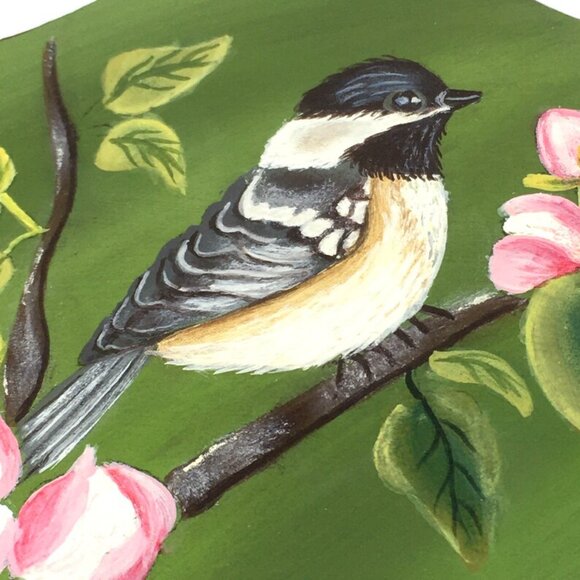 Vintage 1990s Marilou Original Artwork 6" Plaque Signed by Canadian Artist Bird - Picture 3 of 6